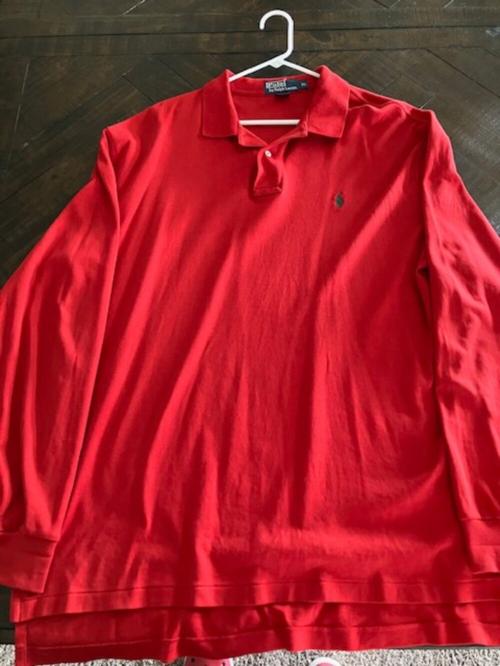 Men Long Sleeved Polo Shirt